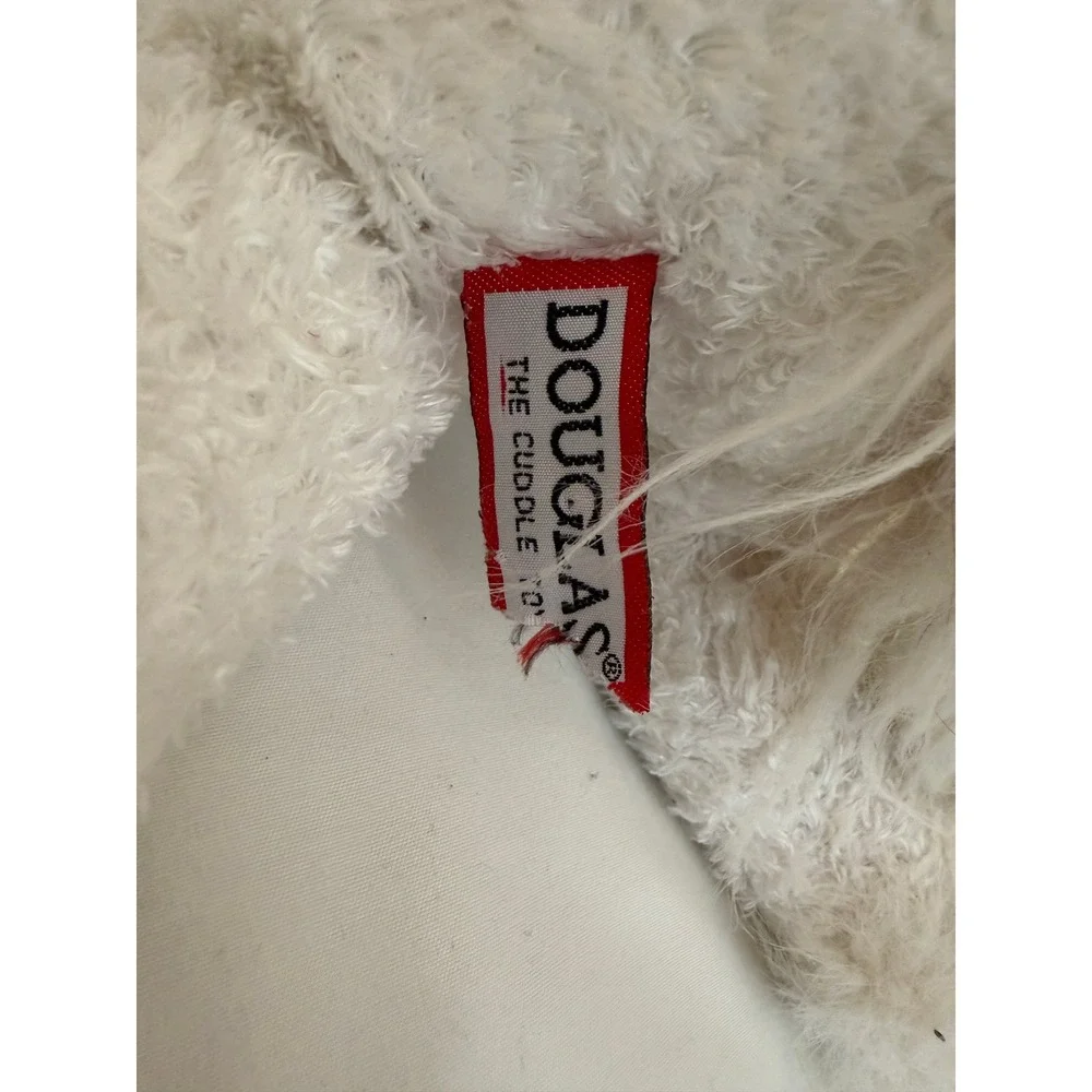 Douglas The Cuddle Toy White Unicorn Plush Gold Horn & Collar 12in